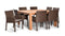 Harmonia Living Outdoor Sets Harmonia Living - Arden Teak 9 Piece Square Dining Set