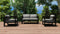 Harmonia Living Outdoor Sets Harmonia Living - Avion 3 Piece Loveseat Set - Black