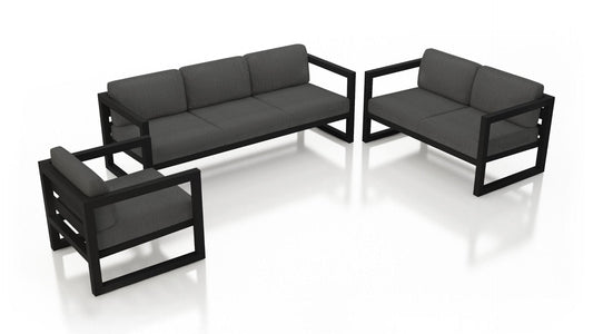 Harmonia Living Outdoor Sets Harmonia Living - Avion 3 Piece Sofa Loveseat