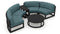 Harmonia Living Outdoor Sets Harmonia Living - Avion 4 Piece Curve Sectional Set