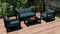 Harmonia Living Outdoor Sets Harmonia Living - Avion 4 Piece Sofa Set