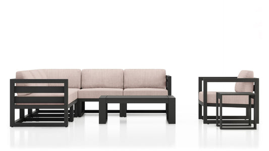 Harmonia Living Outdoor Sets Harmonia Living - Avion 8 Piece Sectional Set - Slate