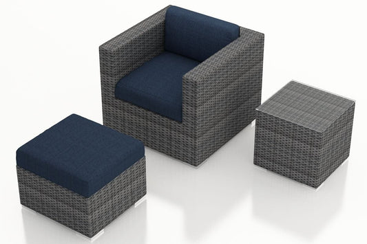 Harmonia Living Outdoor Sets Harmonia Living - District 3 Piece Club Chair Set
