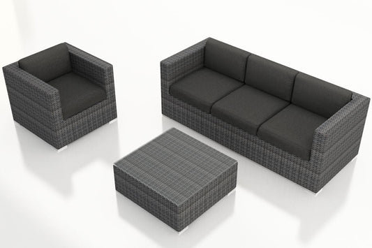 Harmonia Living Outdoor Sets Harmonia Living - District 3 Piece Sofa Set