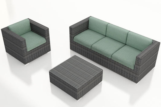 Harmonia Living Outdoor Sets Harmonia Living - District 3 Piece Sofa Set