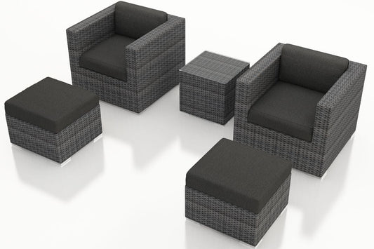 Harmonia Living Outdoor Sets Harmonia Living - District 5 Piece Club Chair Set