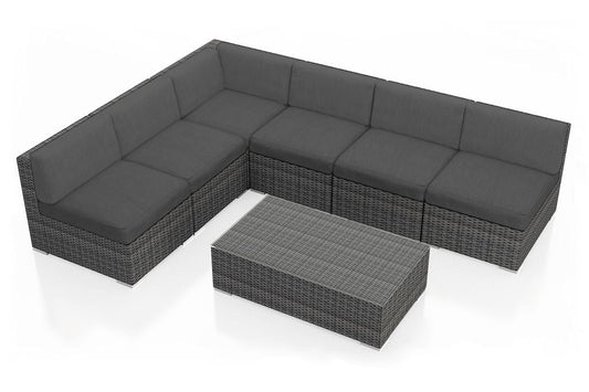 Harmonia Living Outdoor Sets Harmonia Living - District 7 Piece Sectional Set