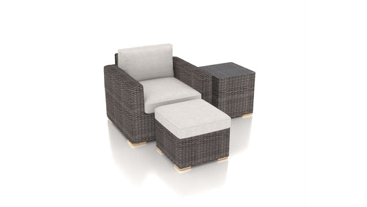 Harmonia Living Outdoor Sets Harmonia Living - Dune 3 Piece Club Chair Set