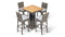 Harmonia Living Outdoor Sets Harmonia Living - Dune 5 Piece Bar Set