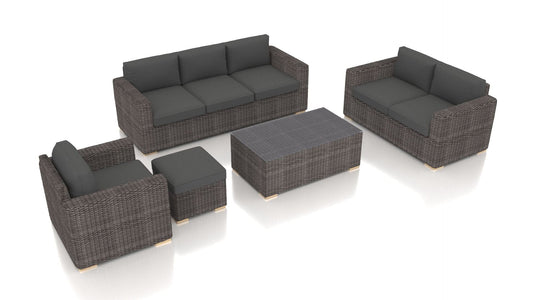 Harmonia Living Outdoor Sets Harmonia Living - Dune 5 Piece Sofa Set