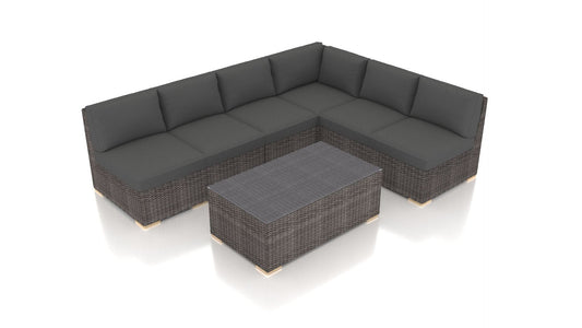 Harmonia Living Outdoor Sets Harmonia Living - Dune 7 Piece Sectional Set