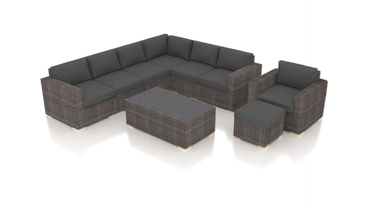 Harmonia Living Outdoor Sets Harmonia Living - Dune 9 Piece Sectional Set