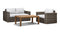 Harmonia Living Outdoor Sets Harmonia Living - Dune Teak 3 Piece Loveseat Set