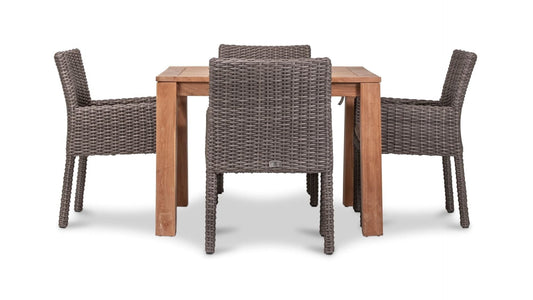 Harmonia Living Outdoor Sets Harmonia Living - Dune Teak 5 Piece Dining Set