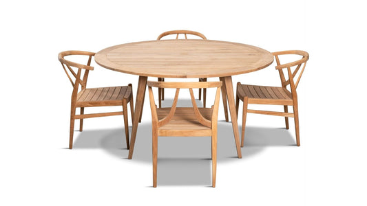 Harmonia Living Outdoor Sets Harmonia Living - Holland 5 Piece Dining Set