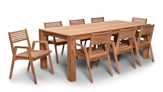 Harmonia Living Outdoor Sets Harmonia Living - Link 9 Piece Dining Set