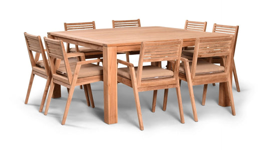 Harmonia Living Outdoor Sets Harmonia Living - Link 9 Piece Square Dining Set