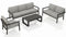 Harmonia Living Outdoor Sets Harmonia Living - Pacifica 5 Piece Sofa Set - Slate