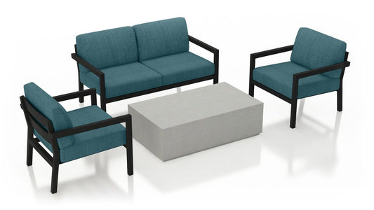 Harmonia Living Outdoor Sets Harmonia Living - Pacifica Mason 4 Piece Sofa Set