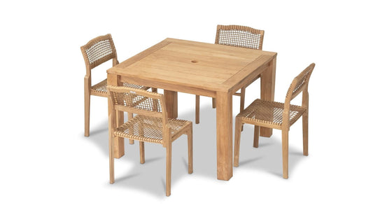 Harmonia Living Outdoor Sets Harmonia Living - Sands 5 Piece Dining Set