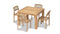 Harmonia Living Outdoor Sets Harmonia Living - Sands 5 Piece Dining Set
