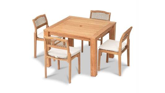 Harmonia Living Outdoor Sets Harmonia Living - Sands 5 Piece Dining Set