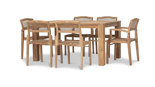 Harmonia Living Outdoor Sets Harmonia Living - Sands 7 Piece Dining Set