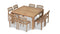 Harmonia Living Outdoor Sets Harmonia Living - Sands 9 Piece Square Dining Set
