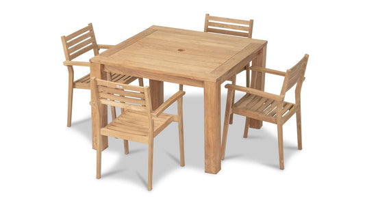 Harmonia Living Outdoor Sets Harmonia Living - Sylvan 5 Piece Dining Set