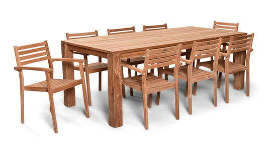 Harmonia Living Outdoor Sets Harmonia Living - Sylvan 9 Piece Dining Set