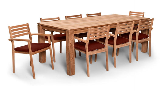 Harmonia Living Outdoor Sets Harmonia Living - Sylvan 9 Piece Dining Set