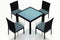 Harmonia Living Outdoor Sets Harmonia Living - Urbana 5 Piece Dining Set