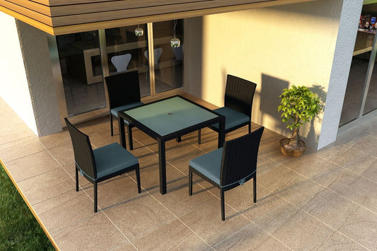 Harmonia Living Outdoor Sets Harmonia Living - Urbana 5 Piece Dining Set