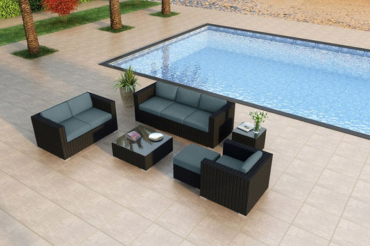 Harmonia Living Outdoor Sets Harmonia Living - Urbana 5 Piece Sofa Set