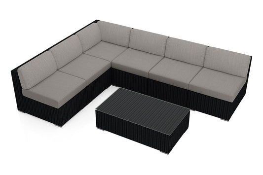 Harmonia Living Outdoor Sets Harmonia Living - Urbana 7 Piece Sectional Set