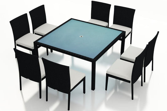 Harmonia Living Outdoor Sets Harmonia Living - Urbana 9 Piece Square Dining Set
