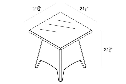 Harmonia Living Outdoor Side Table Harmonia Living - Arbor End Table | HL-AR-CB-ET