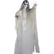 Haunted Hill Farm - 6-Ft. Adelaide the Animatronic Bride, Indoor or Covered Outdoor Halloween Decoration, Red LED Eyes