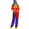 Haunted Hill Farm - 6-Ft. Chuckles the Animatronic Clown, Indoor or Covered Outdoor Halloween Decoration, Red LED Eyes