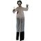 Haunted Hill Farm - 5.75-Ft. Snips the Laughing Animatronic Doctor, Indoor / Covered Outdoor Halloween Decoration, Red LED Eyes