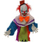 Haunted Hill Farm - 2.5-Ft. Franco the Animatronic Groundbreaker Clown, Indoor or Covered Outdoor Halloween Decoration, Talks