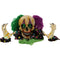 Haunted Hill Farm - Claw the Groundbreaker Clown, Indoor or Covered Outdoor Halloween Decoration, Makes Noises, Green LED Eyes