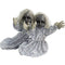 Haunted Hill Farm - 21-In. Sinister Sisters the Animatronic Zombie Twins, Indoor or Covered Outdoor Halloween Decoration