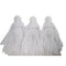 Haunted Hill Farm - Light-Up Ghost Trio on Stakes, Outdoor Halloween Lawn Decoration