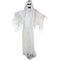 Haunted Hill Farm - Life Size Animatronic Ghost Reaper, Indoor/Outdoor Halloween Decoration, Flashing White Eyes, Poseable
