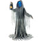 Haunted Hill Farm - Motion-Activated Looming Phantom by SVI, Premium Talking Halloween Animatronic for Standing or Hanging, Plug-In