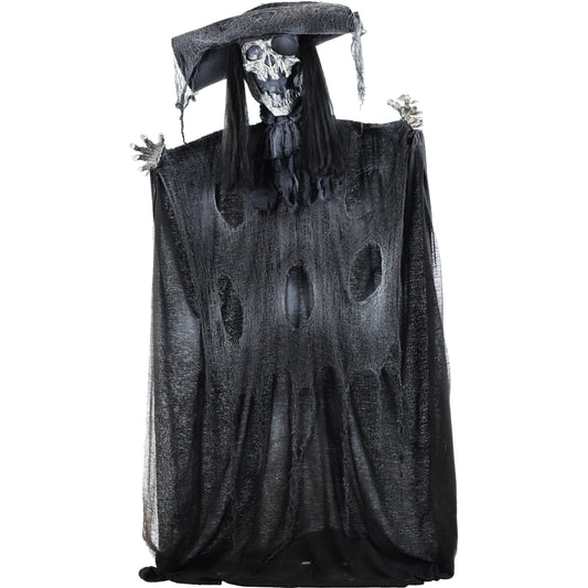 Haunted Hill Farm - Animatronic Shaking Pirate with Light-Up Eyes for Scary Halloween Decoration