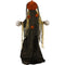 Haunted Hill Farm - 5.33-ft. Animatronic Pumpkin Man, Indoor/Outdoor Halloween Decor, Green LED Face, Poseable, Chad