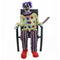 Haunted Hill Farm - Stanley the Thrashing Clown with a Meat Cleaver by Tekky, Sitting Premium Halloween Animatronic, Plug-In or Battery