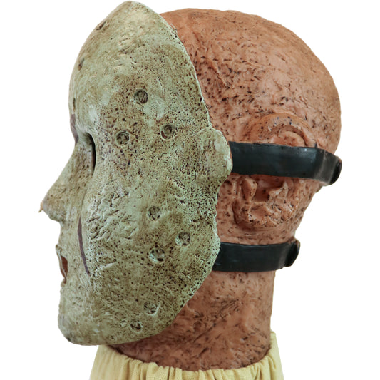 Haunted Hill Farm - Motion-Activated Thrashing Prisoner by Tekky, Sitting Premium Halloween Animatronic, Plug-In or Battery